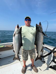 Chinook salmon fishing in NY