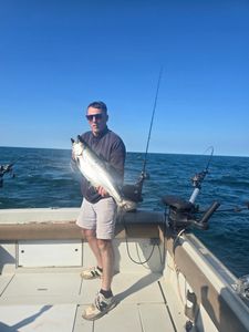 One angler fishing in Ogdensburg
