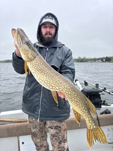 Northern pike catch from Ogdensburg NY fishing trip