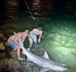 Fishing in the vibrant Miami Beach