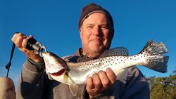 Fisherman with a fish in NC