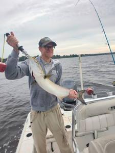 Great light tackle action today! Clear skies made for perfect fishing conditions.
