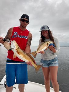 Two anglers fishing in North Carolina