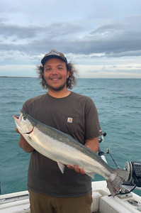 Chinook Salmon, a big fish caught while cruising and fishing in IN