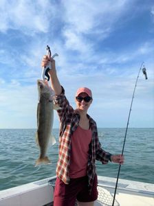 Angler with a large 27-inch catch in OH