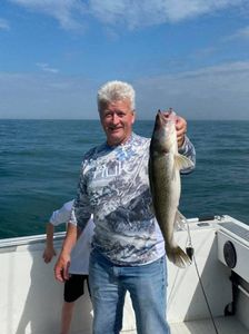 Angler holding a 22-inch fish in Ohio