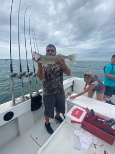 Angler with big fish caught in OH