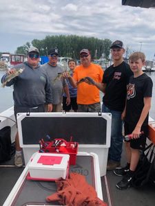 Anglers enjoying a fishing trip in OH