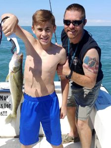 Two people fishing in OH