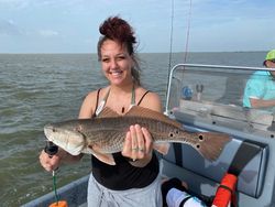 Redfish caught while fishing in Port O'Connor