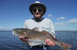 Angler fishing in Port O'Connor