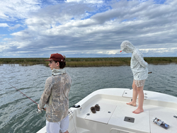 Perfect conditions for trolling and baitcasting before the afternoon clouds roll in!