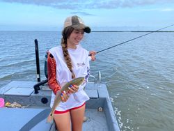 Angler fishing in Port O'Connor