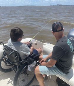 Anglers enjoying a day of fishing in MS