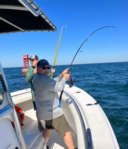 Two people enjoying fishing in MS