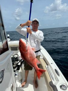 A lone fisherman in MS enjoying a great catch