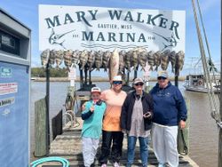 Redfish caught in Ocean Springs