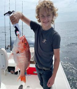 Lone angler fishing in the ocean at Ocean Springs