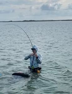 One person fishing in Rockport