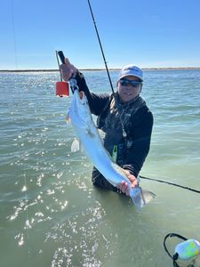One person fishing in Rockport