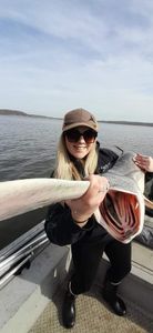 Up close with a giant paddlefish! 🐟🔥