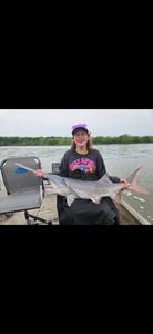 A person fishing in OK
