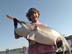 One angler fishing in OK