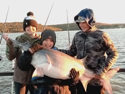 Three anglers fishing in OK