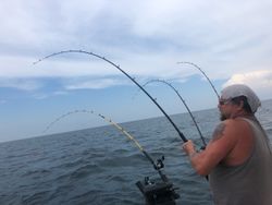Angler fishing in New York
