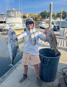 Gag Grouper and African Pompano - Fishing Cruise in Charleston