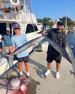 Two wahoo fish caught in Charleston