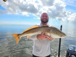 Person fishing in Jacksonville Beach