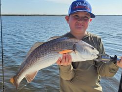A redfish caught while fishing in FL