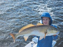Angler with redfish in Florida