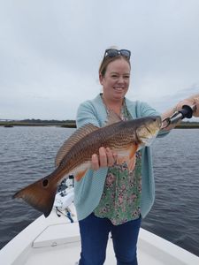 Redfish caught in Jacksonville Beach