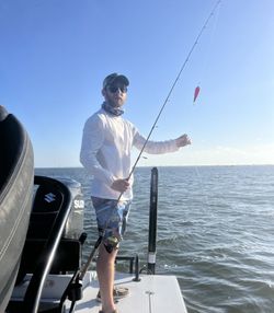 Person fishing in Corpus Christi