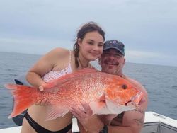 Two people fishing in Panama City