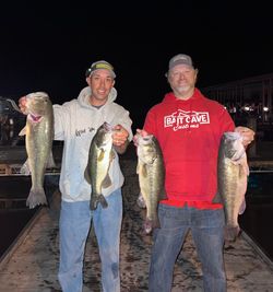 4 Largemouth Bass fish caught on fishing tour in MO