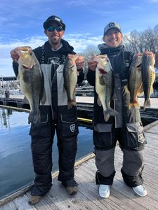 3 Largemouth Bass caught during a fishing tour in Osage Beach