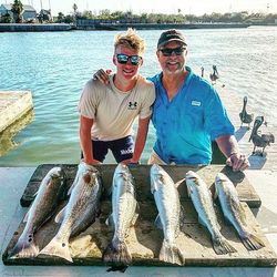 Redfish and Trout fishing in Port Aransas, TX 2021