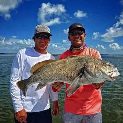 Two anglers fishing in Texas