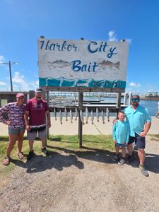 Outdoor adventure with four people in Port Aransas
