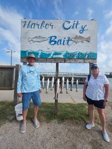 Two anglers fishing in Texas