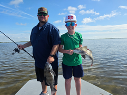Light tackle and drift fishing score two Black Drum beauties!