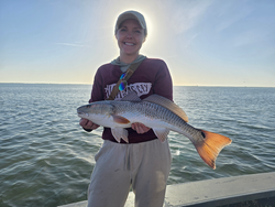 Caught a beauty out on the lake.