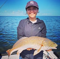 Lone angler fishing in Texas