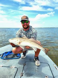 One person fishing in Port Aransas