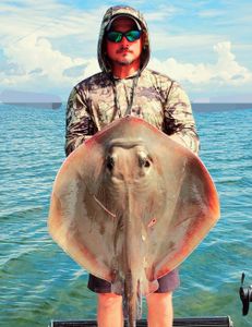Lone angler fishing in Texas