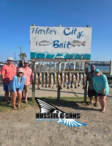 5 people on a fishing and hunting trip in TX