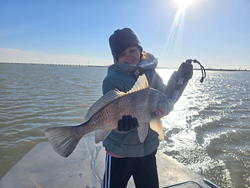 "The prized catch of the day: a shimmering masterpiece from the depths of the tranquil waters."